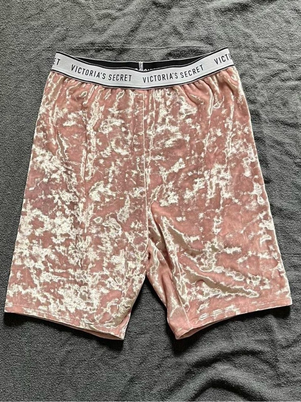 Victoria’s Secret Pink Velvet High Rise Biker Shorts